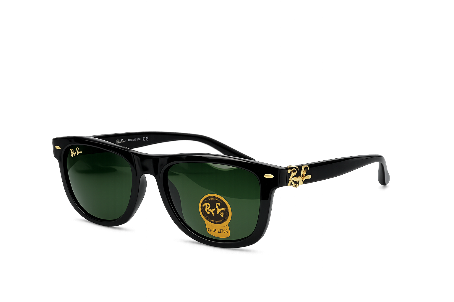 RB-777 Black Frame Green Glass