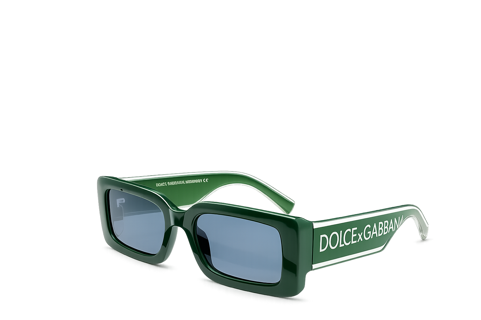DG-3922 Green Oversized Square Sunglasses