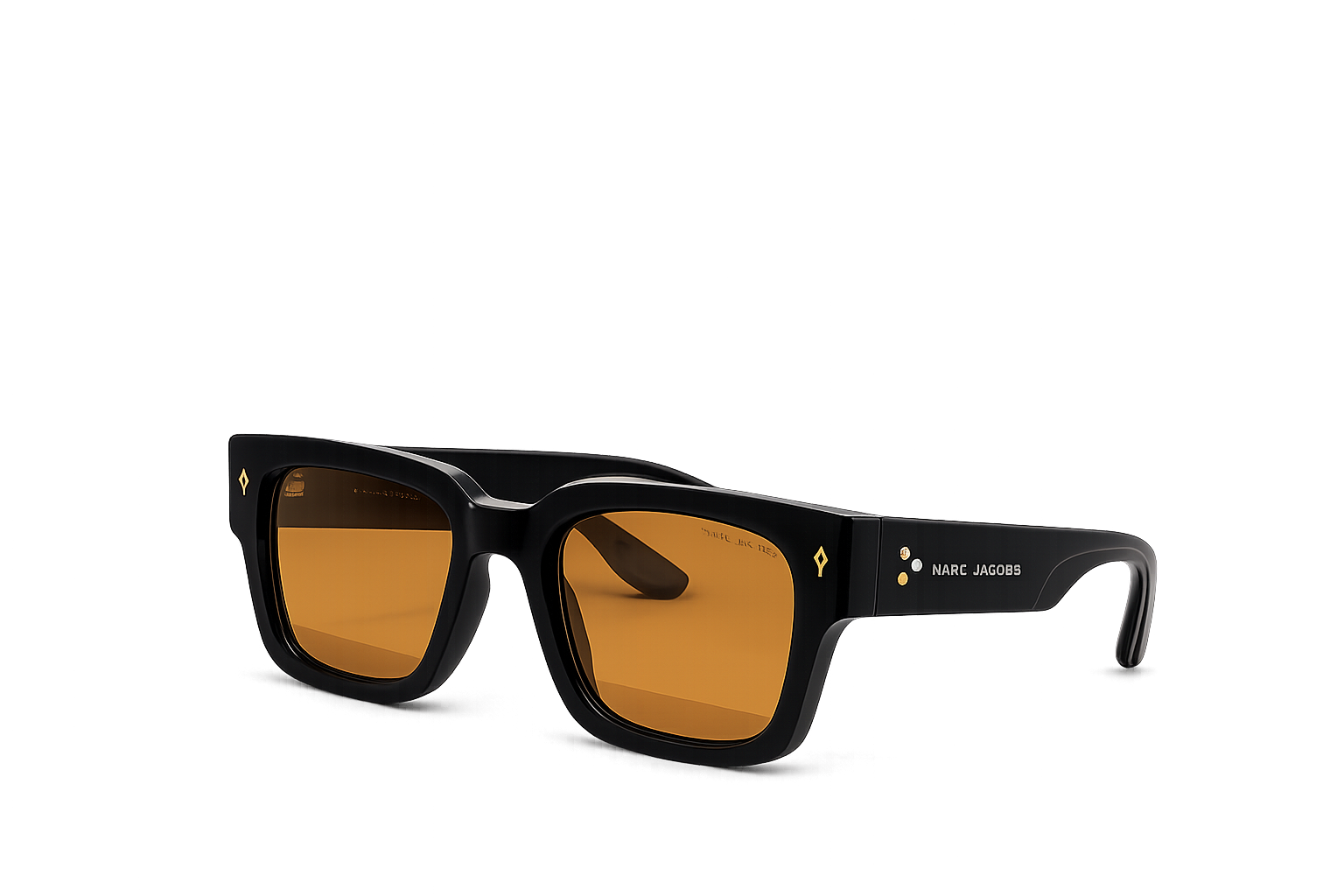 MJ Black Frame with Brown Lens