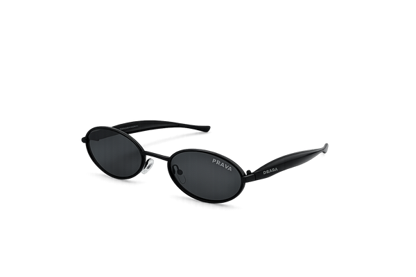 Oval Black Sunglasses