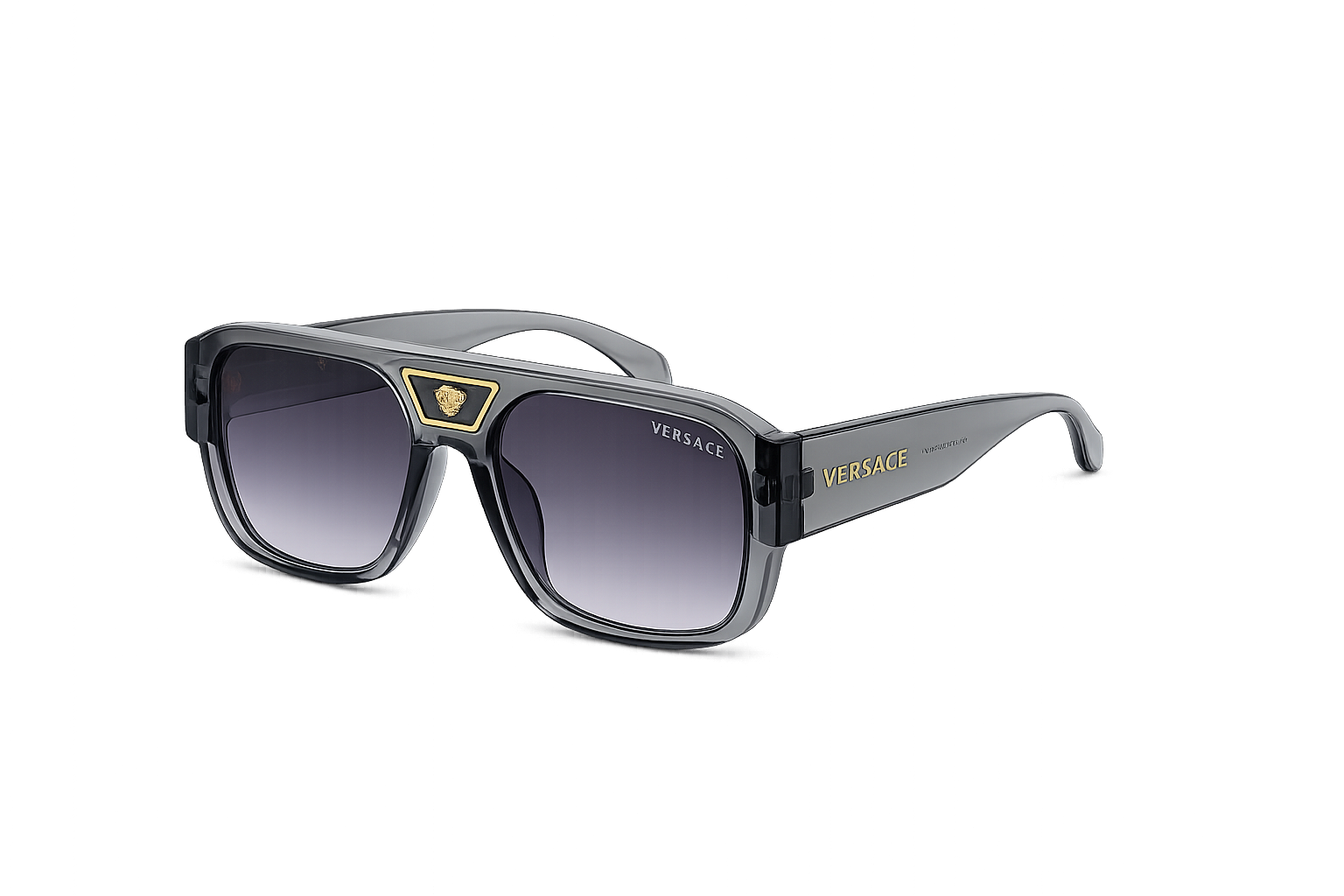 Vers 4545 Grey Square Sunglasses