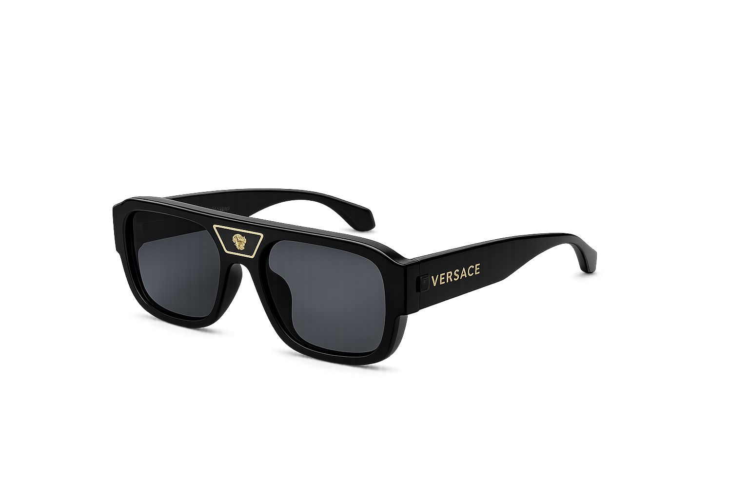 Vers 4545 Black Square Sunglasses