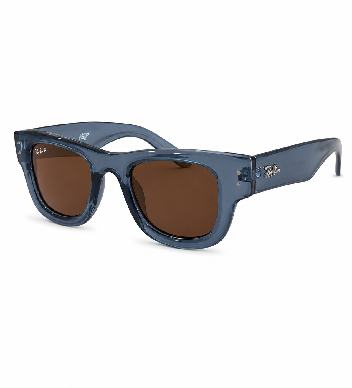 RB-2690 PUFF Crystal Blue Classic Sunglasses (POLARIZED)