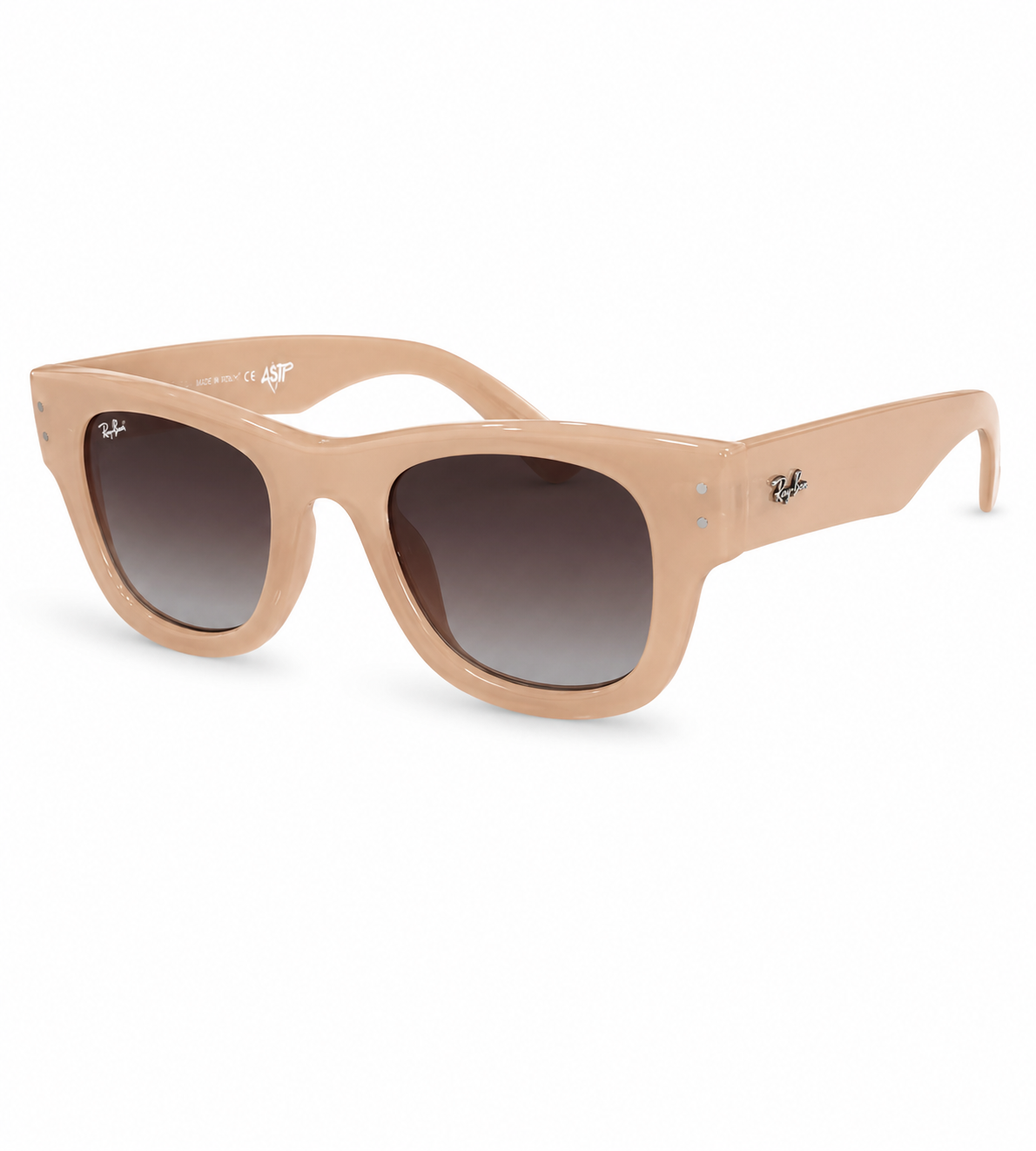 RB-2690 PUFF Peach Square Sunglasses