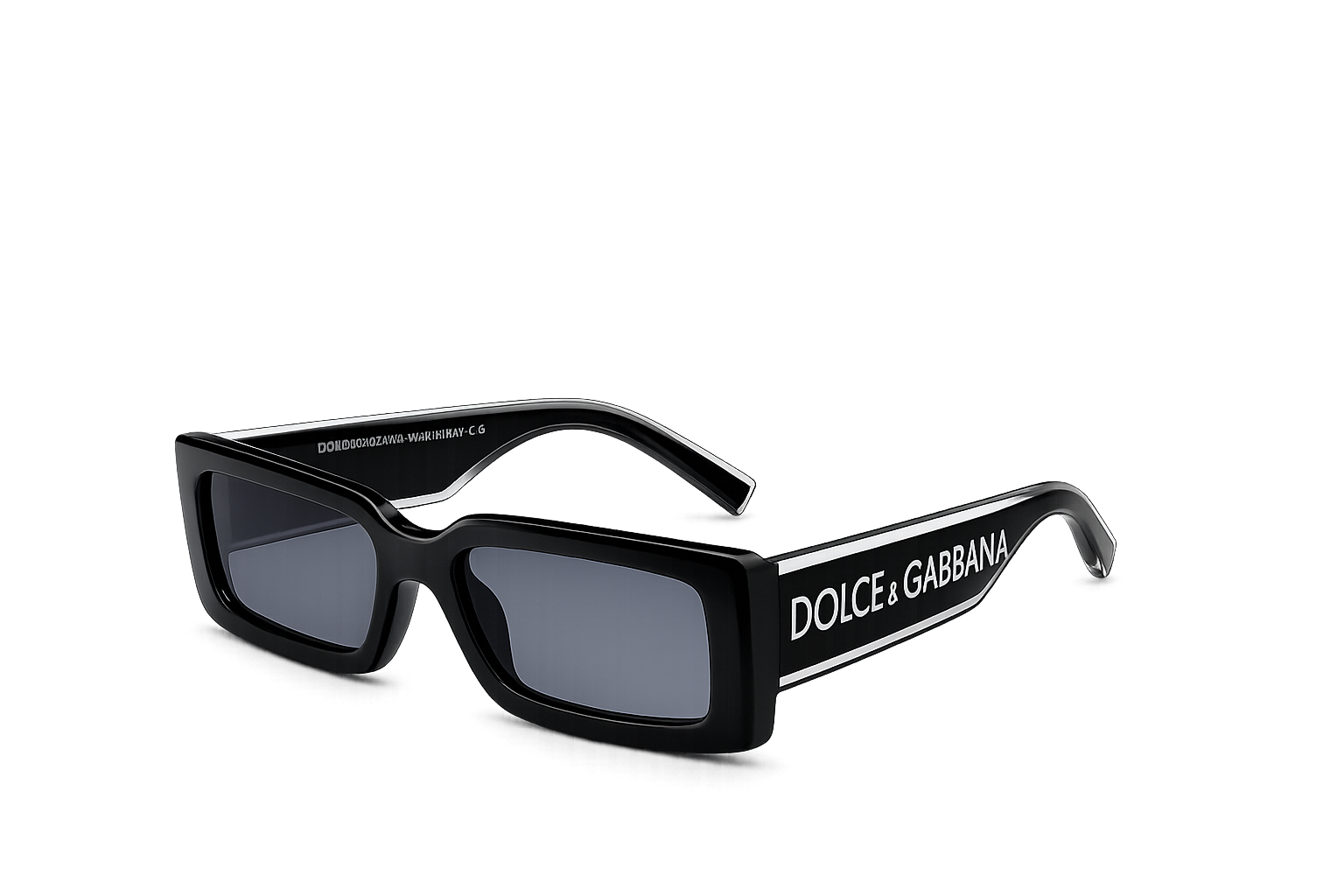 DG-3922 Black Oversized Square Sunglasses