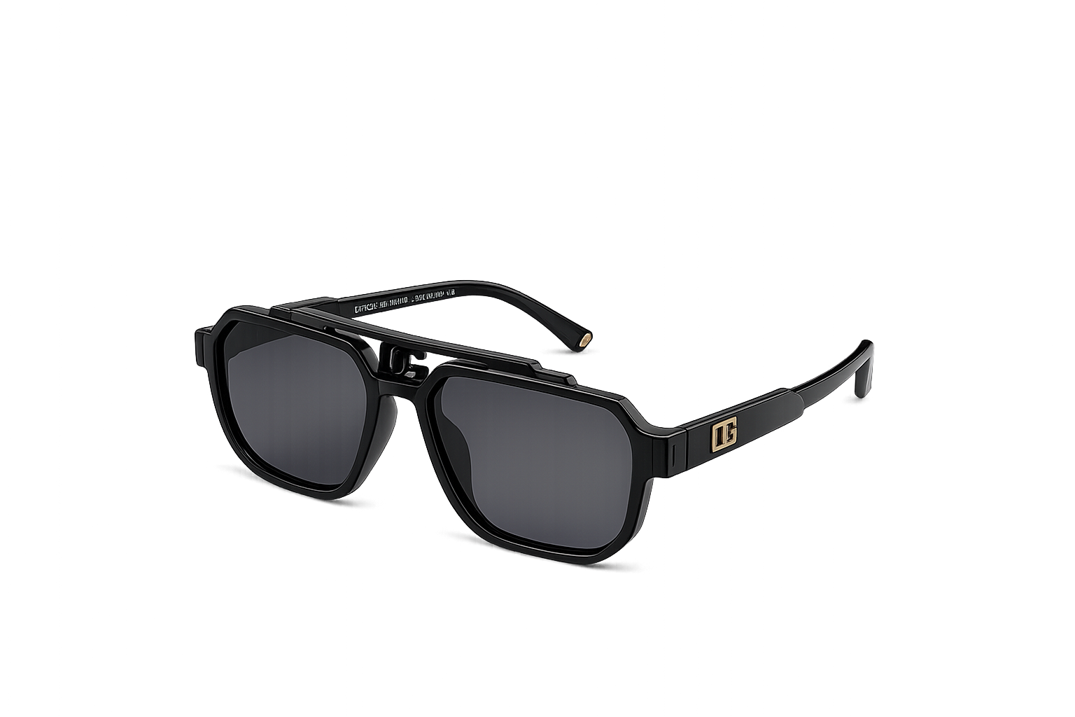 Geometric Black Sunglasses