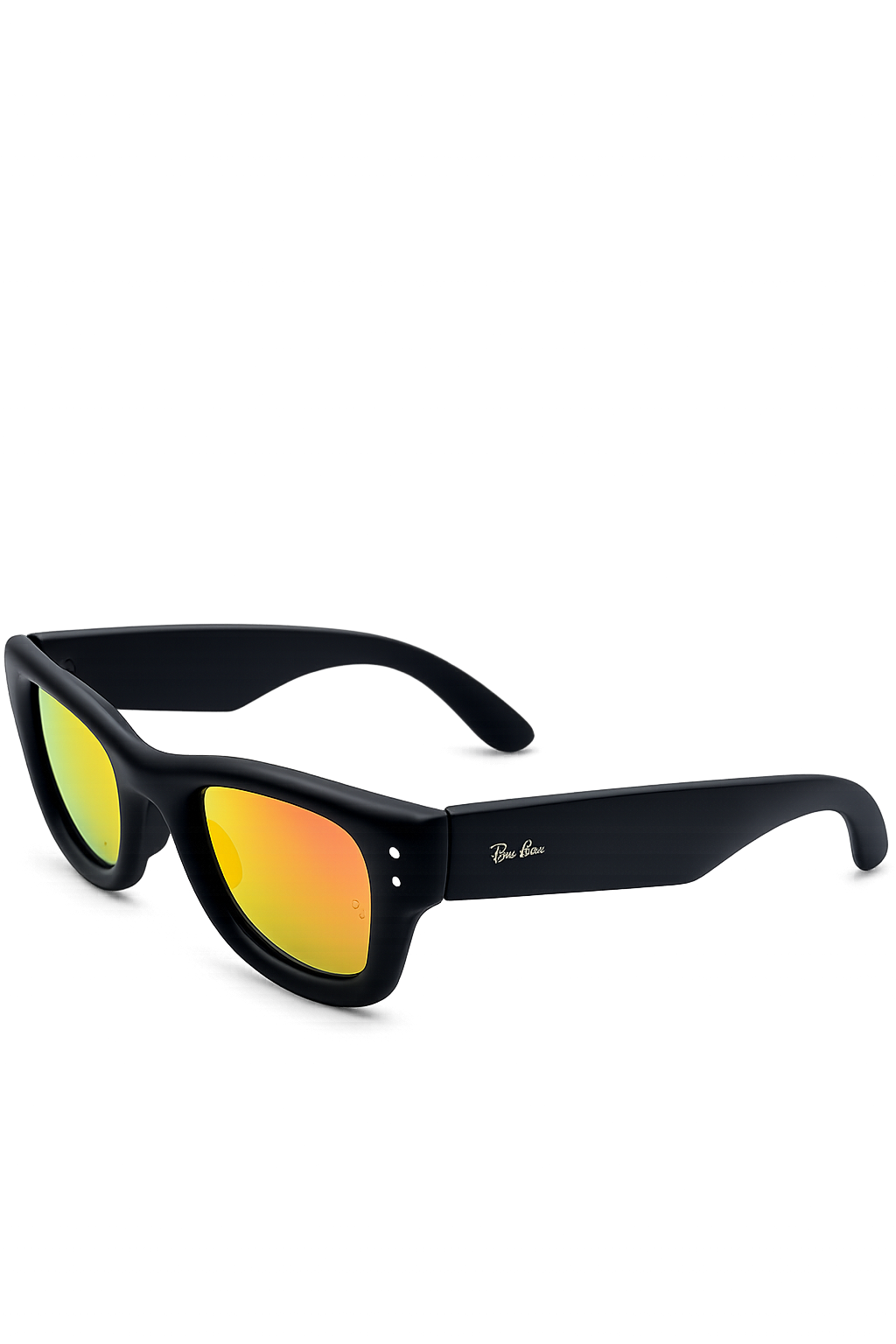 RB-3343 Matte Black Mirror Sunglasses