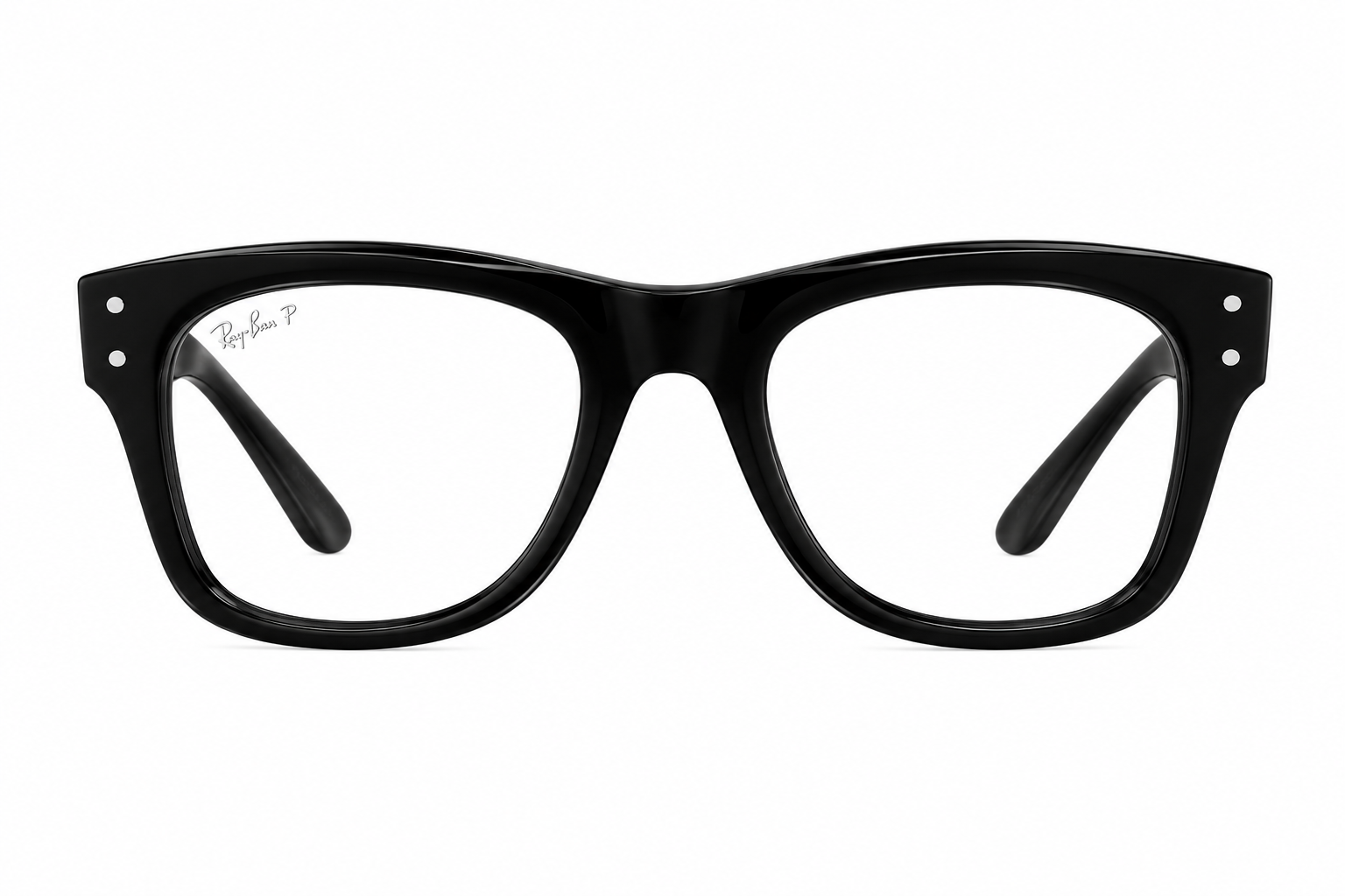 RB-2590 GLOSSY BLACK TRANSPARENT | Premium Fashion Eyewear