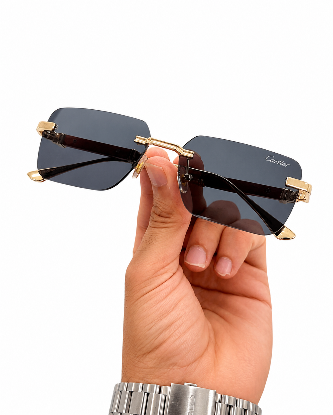 SV-2212  Rimless Luxury Sunglasses