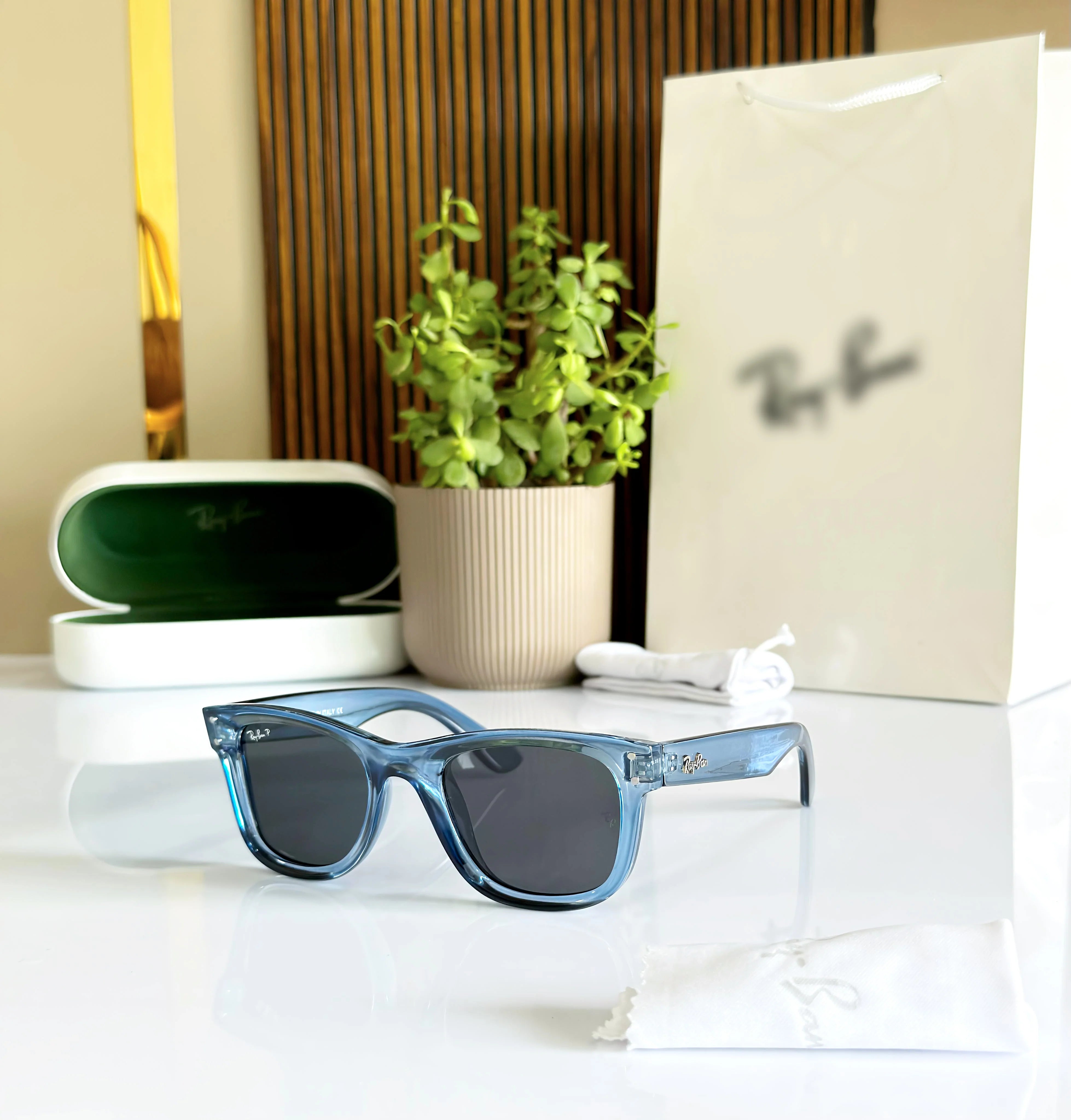 RB-2590 GLOSSY BLUE | Premium Fashion Eyewear