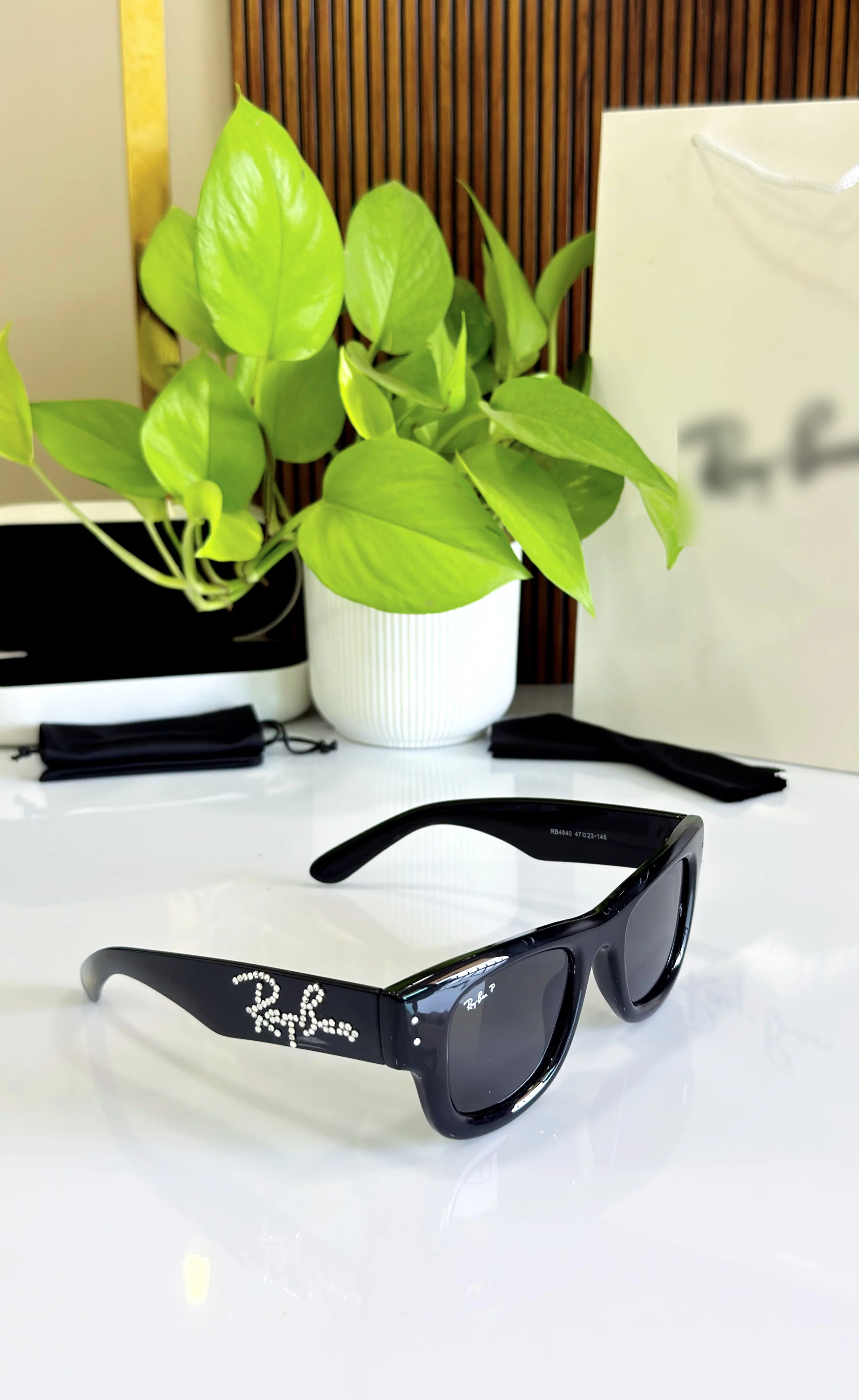RB-2690 PUFF DAIMOND BLACK(POLARIZED)