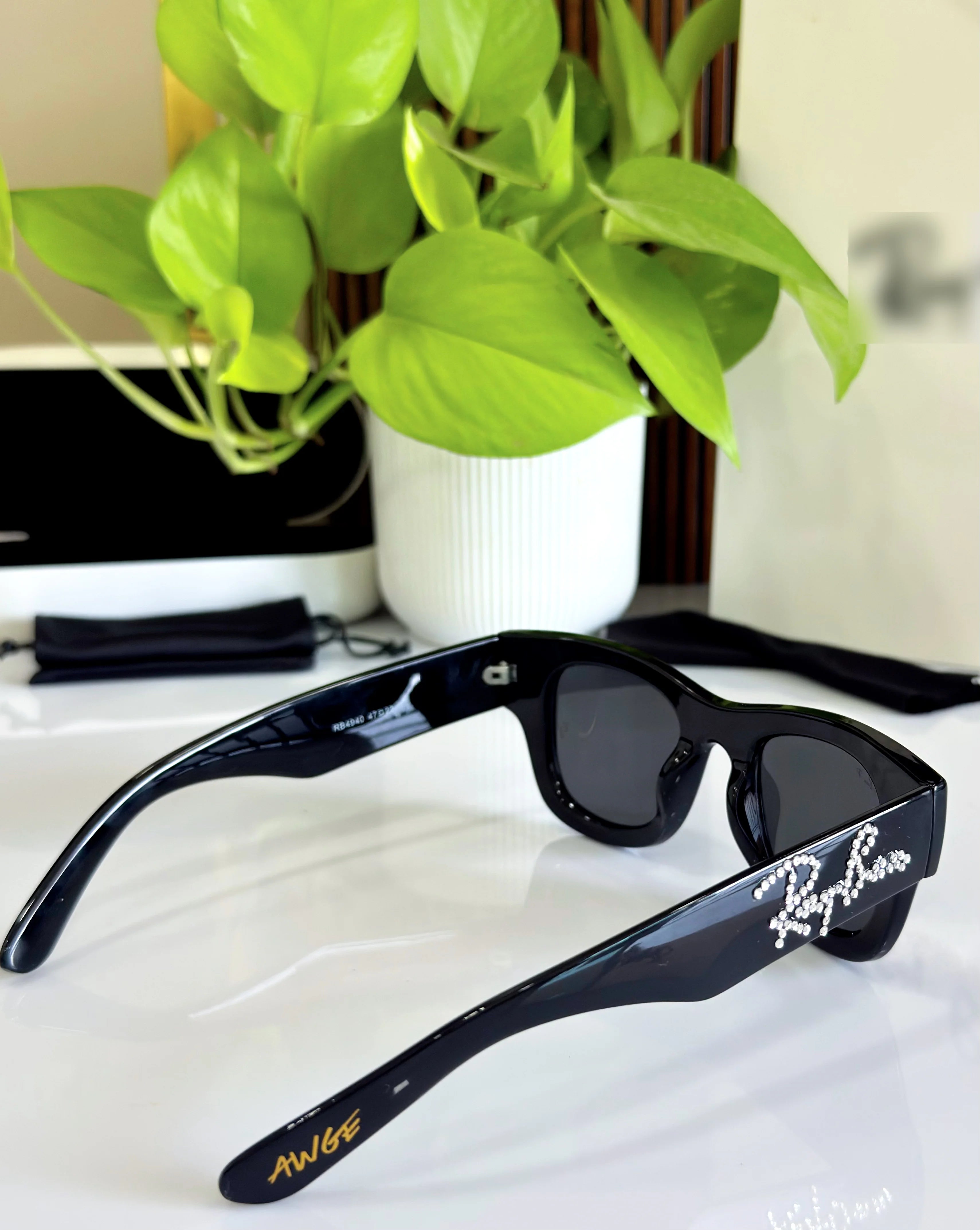 RB-2690 PUFF DAIMOND BLACK(POLARIZED)