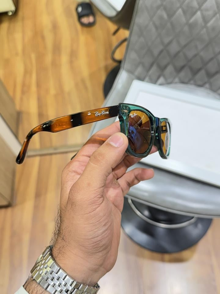SK  -2140 (BROWN LENS GREEN N BROWN COMBI FRAME)