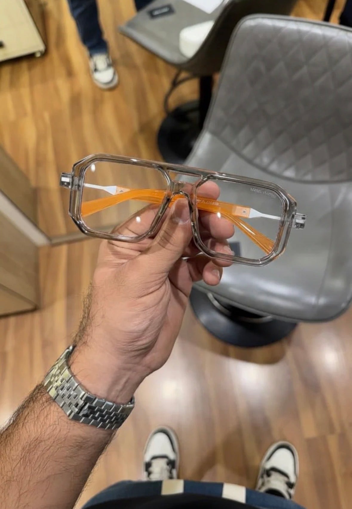 SK MJ- GREY ORANGE