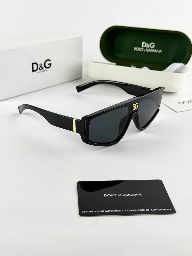 DG 4344 Geometric Black Sunglasses