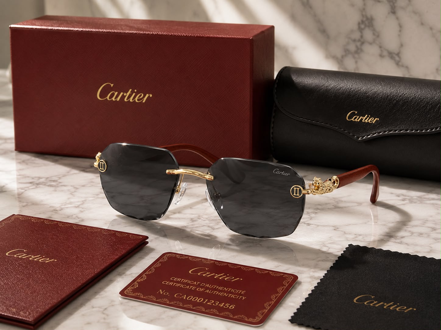SS-6767 Rimless Jaguar Eyeglasses