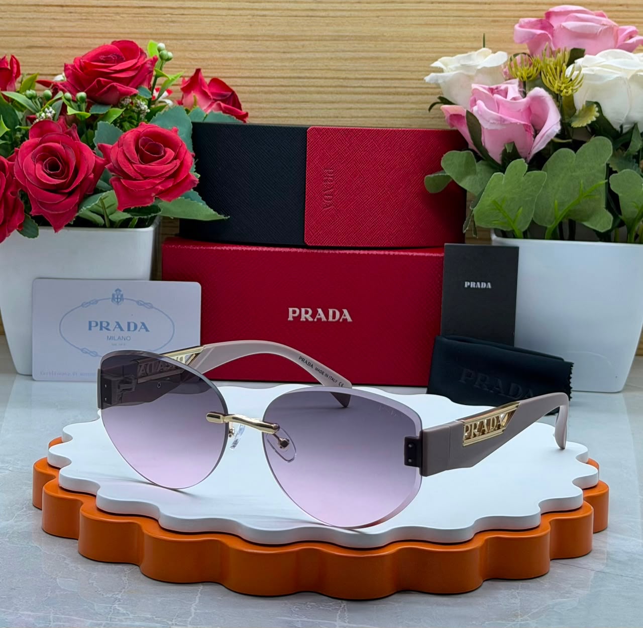 ShadeCultures Luxe Rimless Gradient Sunglasses | Premium UV400 Fashion Eyewear