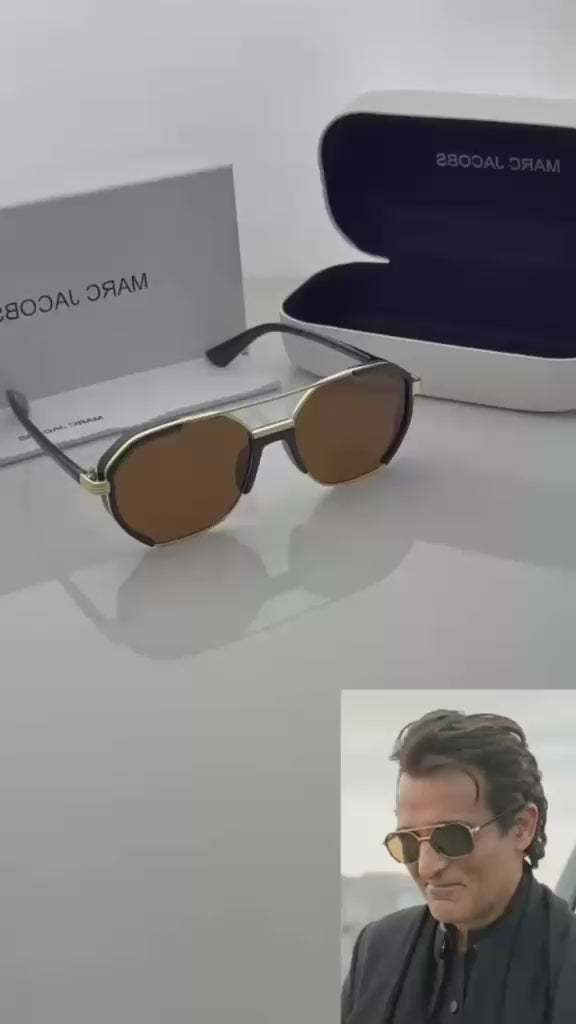 MJ-7977 Brown with Brown Lens