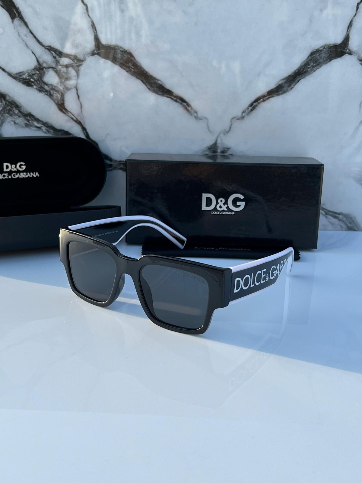 D&G 6418 White Premium Sunglasses